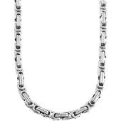 Akzent Koningsketting - Edelstaal - Stalen Ketting - Ø6.5 mm / 55cm.