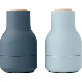 Audo Copenhagen Bottle Grinder kruidenmolen Small 2-pack Blues-beukenhout