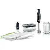 Bosch ErgoMaster - Staafmixer - 1000W - QuattroBlade Messen - Keramische Koppeling - Zwart