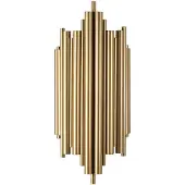 Opviq Wandlamp Reis 13341, dimbaar, messing / goud, Woon-/ Eetkamer, metaal, Modern, wandlamp