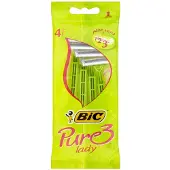 BIC scheermesjes pure 3 lady 4 st