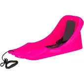 Merkloos Fuchsia roze baby slee Baby Rider - Babyslee met zitje en riem