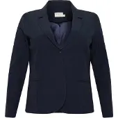 KAFFE CURVE aansluitende blazer KCjia donkerblauw female | Maat: 46