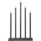 Star Trading OP=OP Kandelaar Holy grijs incl. 5x gloeilamp E10 3W