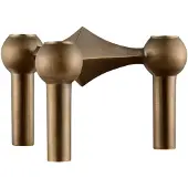 STOFF Nagel Nagel kandelaar Bronzed brass