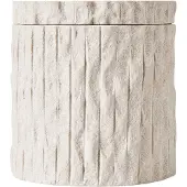 Muubs Kama pot met deksel Ø9,5 cm Zand