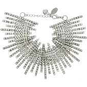 Behave - Luxe armband zilverkleur - Feestelijk statement accessoire