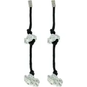 Behave - Oorbelhangers dames - Zilverkleur - Boho chic - 5,5 cm