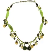 Behave - Groene Ketting met Knoopjes - 40 cm
