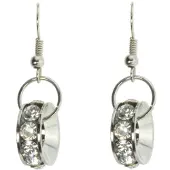 Behave - Oorhangers rond steentje - Elegant voor diner of avondlook