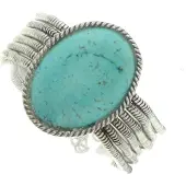 Behave - armband met turquoise steen - boho stijl voor zomerlooks