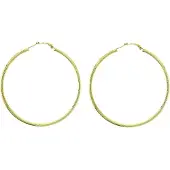 Behave - Goudkleurige oorringen 7 cm - Statement oorbellen trend