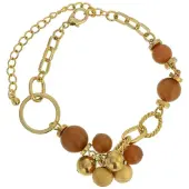 Behave - armband met kralen en bedels - trendy voor boho chic stijl