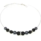 Behave - Ketting met parels en steentjes - 42 cm (verlengketting 7,5 cm)