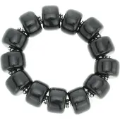 Behave Zwarte kralen armband