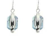 Behave - Oorhangers dames - Aqua chic - Zilverkleur - Nikkelvrij