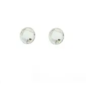Behave - Basic ronde oorstekers - Kristal look - Tijdloos elegant