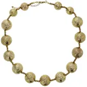 Behave - Ketting - Goudkleur - Kralen - 52 cm