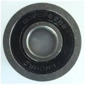 ABI Enduro Bearings Enduro Lagers, type BB 6000 Fe 2rs-blk, ABEC-3, geflankeerd radiaal lager, zilverkleurig, afmetingen 10 x 26/28 x 8/9 mm, zilverkleurig, afmetingen 10 x 26/28 x 8/9 mm