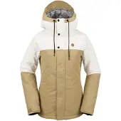 Volcom Bolt Insulated Women's Winter Sports Jacket Dark Khaki S