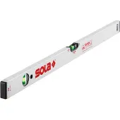 Sola Alu blokwaterpas AV150 150cm 2 libellen 0,50mm/m zilver - 01111501
