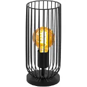 Eglo Zwarte tafellamp Roccamena
