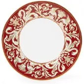 Wedgwood - Renaissance Red - Bord 23cm Florentine Accent