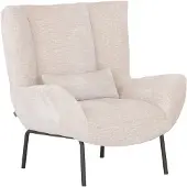 MUST Living Lounge chair Astro,97x92x96 cm, glamour natural (Naturel, 92x97x96cm)
