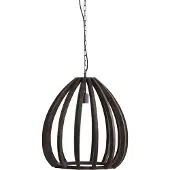 Light & Living Houten hanglamp Barsia Ø 50cm - walnoot kleur