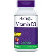 Natrol – Vitamine D3 2000 IE Snel Oplosbaar