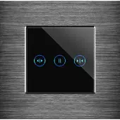 Perfect Switches TOUCH SCHAKELAAR | ALUMINIUM | ZWART | ROLLUIK | WIFI