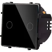 Perfect Switches MODULE | TOUCH | ZWART | AAN/UIT | WIFI + RF |TWEEVOUDIGE SCHAKELAAR