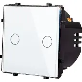 Perfect Switches MODULE | TOUCH | WIT | AAN/UIT | WIFI + RF | TWEEVOUDIGE SCHAKELAAR