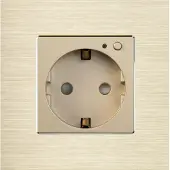 Perfect Switches WANDCONTACTDOOS | ALUMINIUM | GOUD | ENKELVOUDIG | WIFI