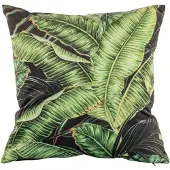 Tiseco - Kussen (gevuld) Bloemen print - SET/2 Fluweel - 45x45 cm