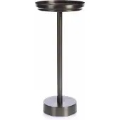 XLBoom Dienbladtafel Rondo | metaal zwart 28x28x64 cm schalen & plateaus | NADUVI