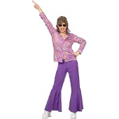 Coppens Hemd hippie paars | Maat L