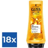 GLISS Kur Conditioner Oil Nutritive 200 ml - Voordeelverpakking 18 stuks
