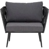 Bloomingville Pavone loungestoel Black