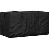 vidaXL Opbergtas voor tuinkussens 150x75x75 cm polyetheen zwart