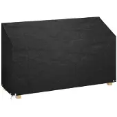 vidaXL Tuinbankhoes met 8 oogjes 210x70x70/88 cm polyetheen