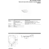 Laufen NewClass toiletzitting 89185.1, met afneembaar deksel, met automatische zittingverlaging, wit, 1 stuk.