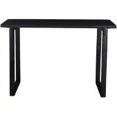 Giga Meubel Bartafel Martin Mangohout Zwart 140x70x90cm