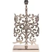 Baroque - Lampenvoet - Tafellamp Voet 83 cm - Zilver - Aluminium - 83x35x16 - Aluminium