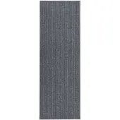 vidaXL Droogloopmat 100x350 cm grijs