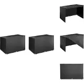 vidaXL Schommelbankhoezen 2 st 12 oogjes 215x150x130/150 cm polyetheen