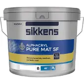 Sikkens alphacryl pure mat sf (lichte kleur) 10 lt