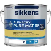 Sikkens Alphacryl Pure Mat SF | Matte Muurverf 2,5 LTR - Wit