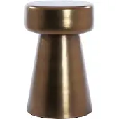 Light & Living Bijzettafel Ø29x47 cm DAKWA glanzend bruin brons (Brons, 29x29x47 diameter: 29cm)