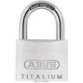 ABUS Hangslot titalium - 45mm - aluminium/beugel gehard staal met NANO-Protect (Verpakt in blister)